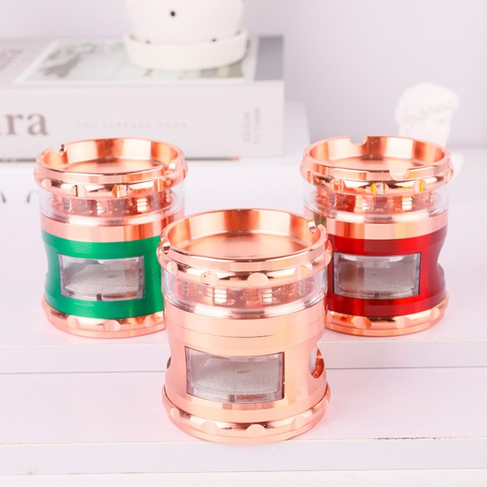 zinc alloy 4-layer grinder with window - Image 2