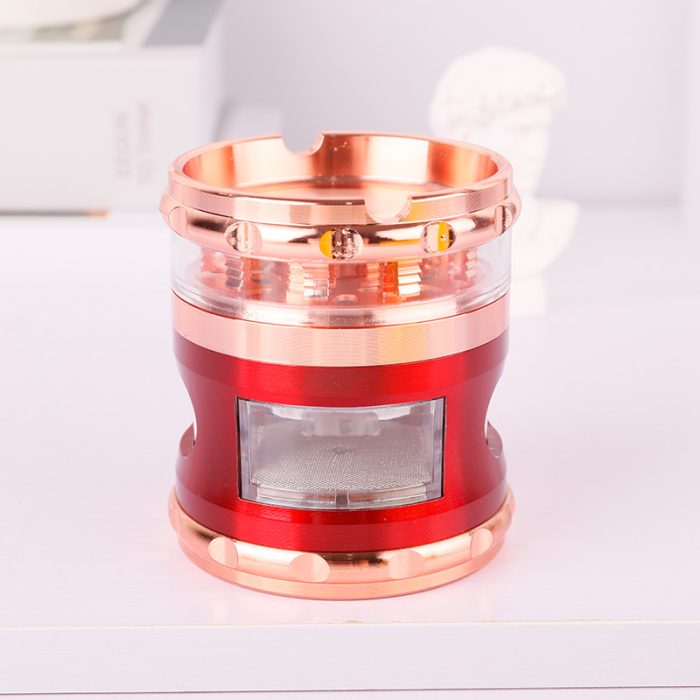 zinc alloy 4-layer grinder with window - Image 3
