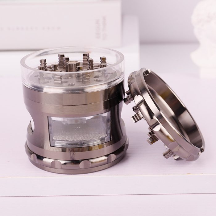 zinc alloy 4-layer grinder with window - Image 5
