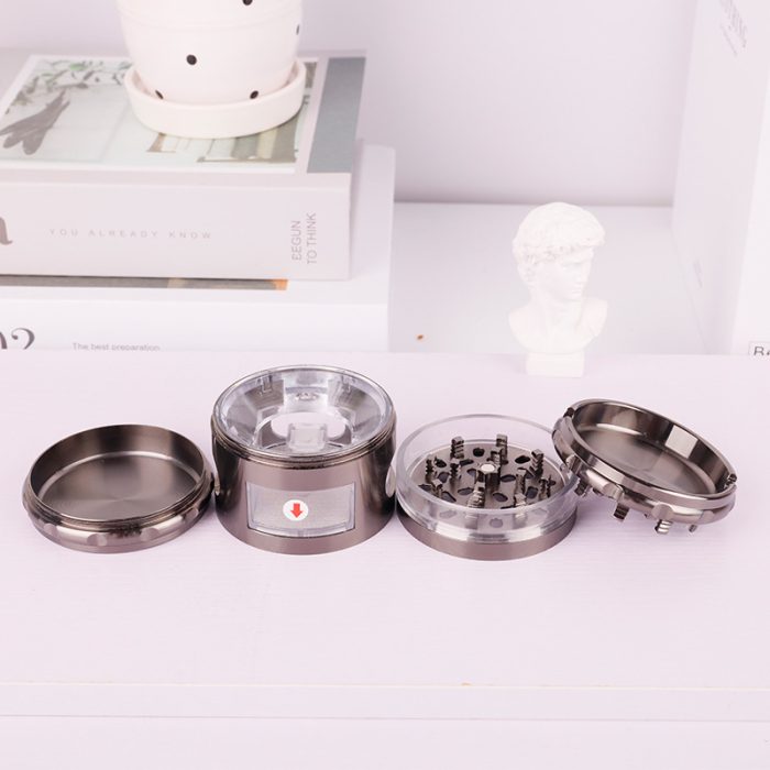 65mm zinc alloy 4-layer grinder with window - Image 2