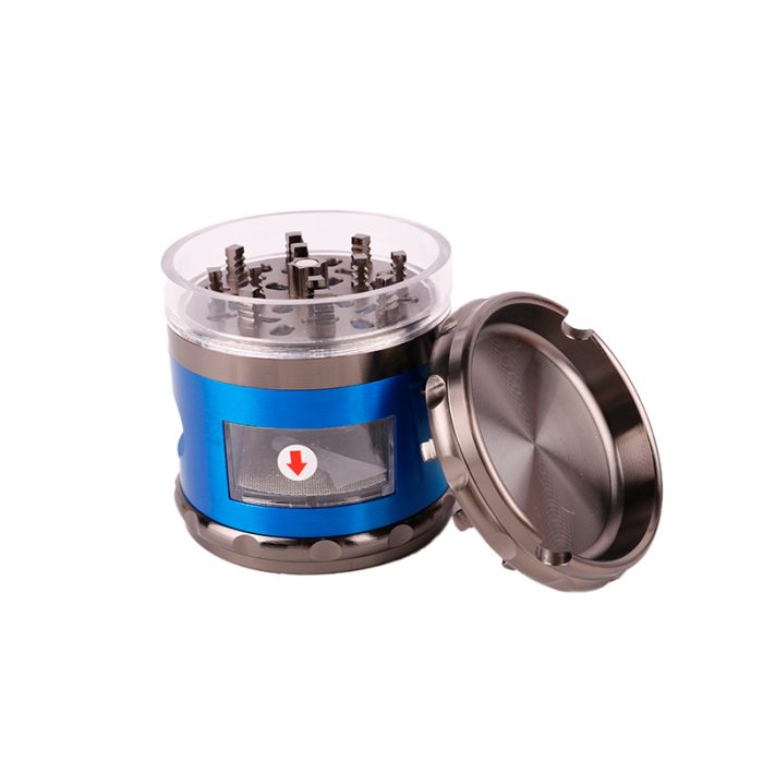 65mm zinc alloy 4-layer grinder with window - Image 3