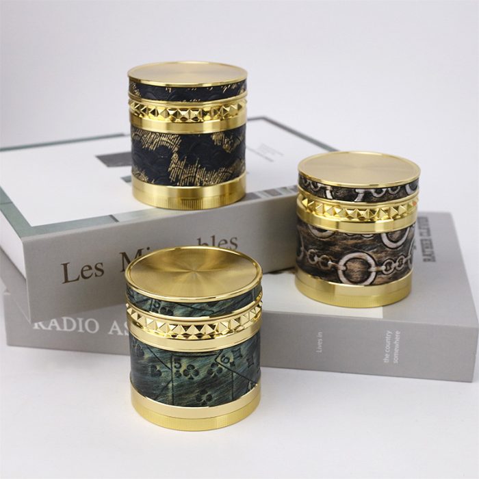 Zinc Alloy Laminated Smoke Grinder - Image 2