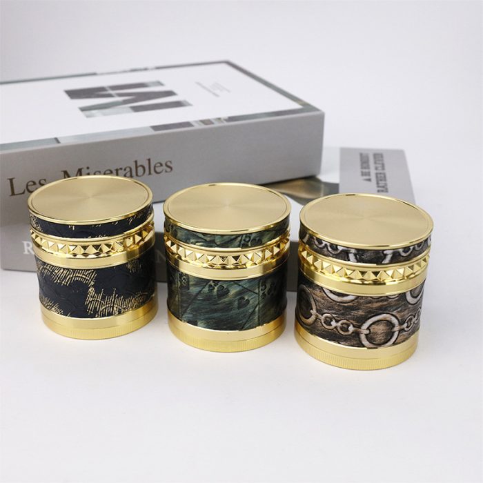 Zinc Alloy Laminated Smoke Grinder - Image 3