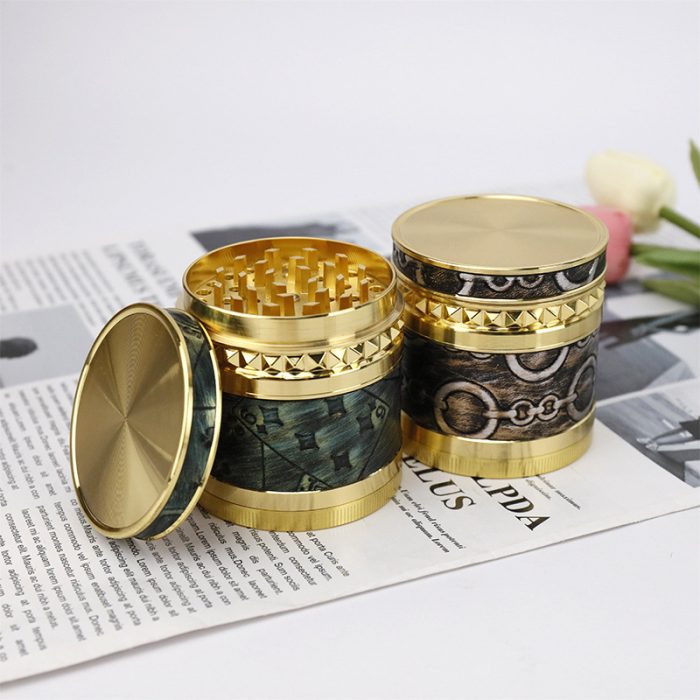 Zinc Alloy Laminated Smoke Grinder - Image 5