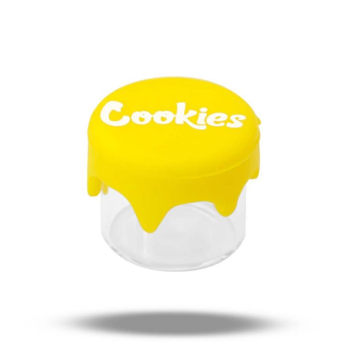 Cookies sillicone cap glass waterdrop pill box - Image 3