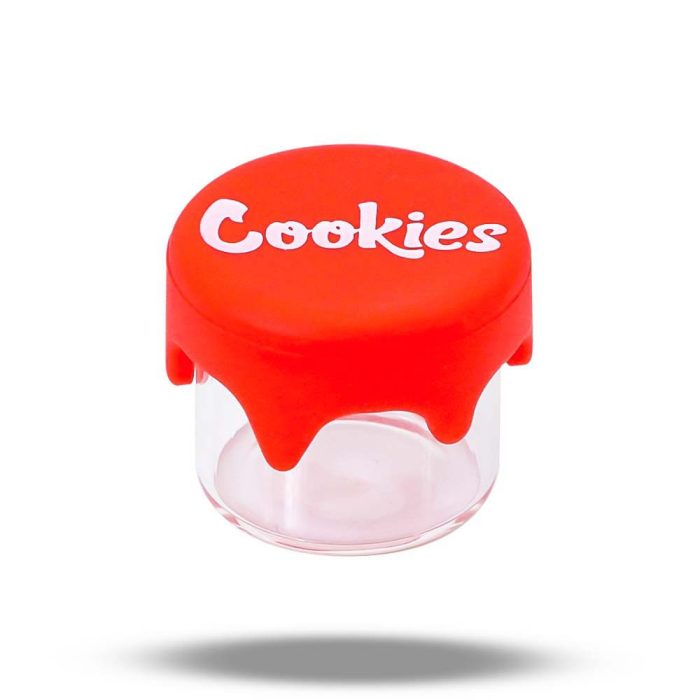 Cookies sillicone cap glass waterdrop pill box - Image 4