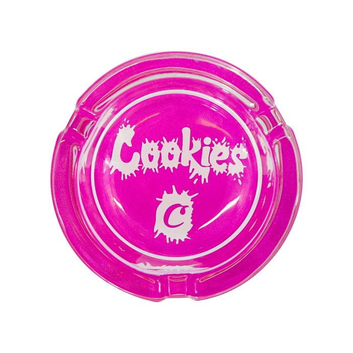 Cookies 65mm Round Glass Ashtray