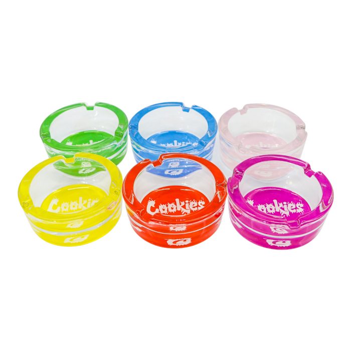 Cookies 65mm Round Glass Ashtray - Image 3