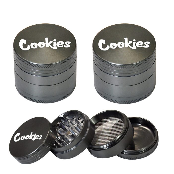 cookies aluminum alloy 50mm smoke grinder - Image 5