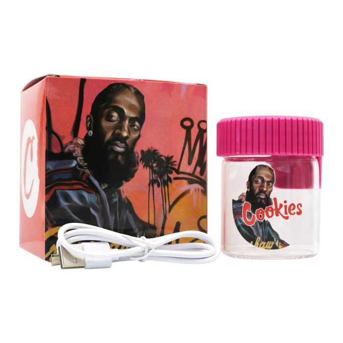 Cookies Magnifying Sealed led transparent glass jar - Image 4