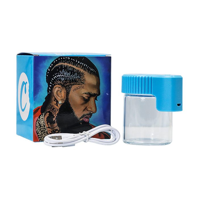 Cookies Magnifying Sealed led transparent glass jar - Image 7