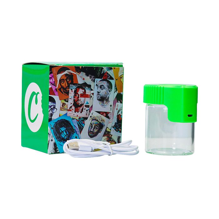 Cookies Magnifying Sealed led transparent glass jar - Image 8
