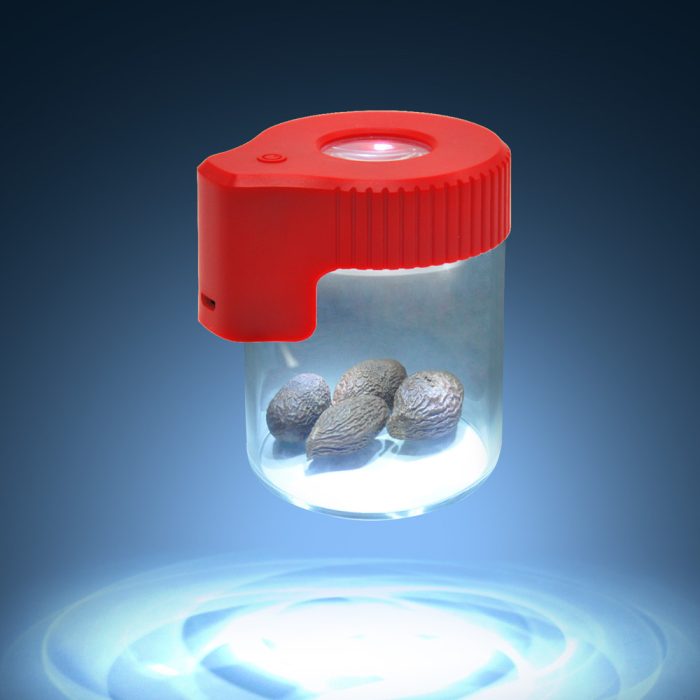 Cookies magnifying luminous glass Jar
