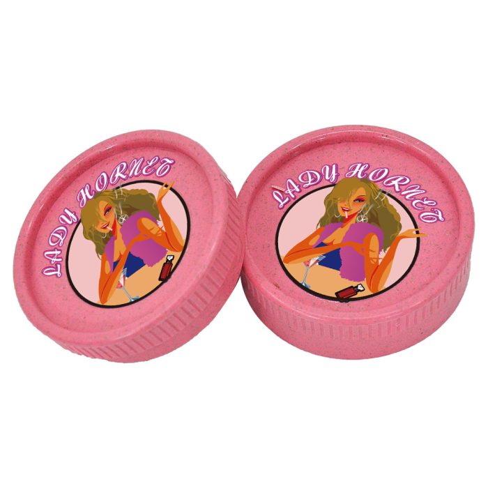 Cookies 56mm diameter 2-layer plastic degradable material smoke grinder - Image 3