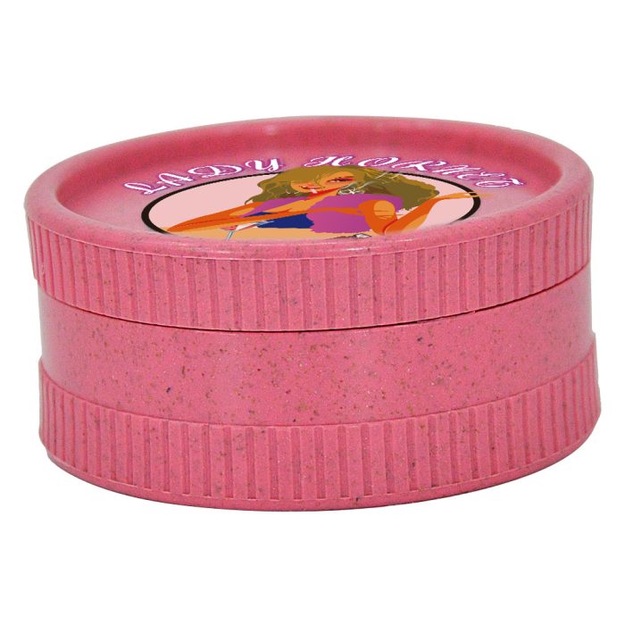 Cookies 56mm diameter 2-layer plastic degradable material smoke grinder - Image 5