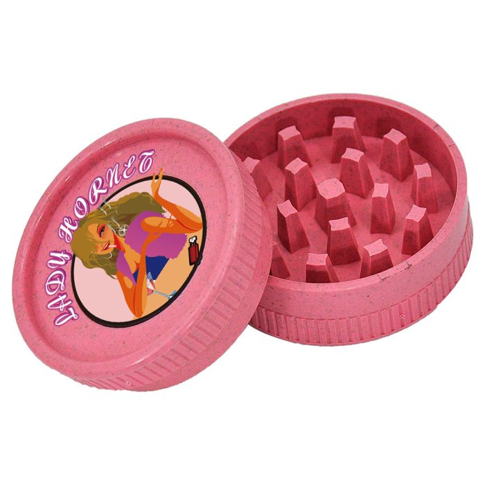 Cookies 56mm diameter 2-layer plastic degradable material smoke grinder - Image 7