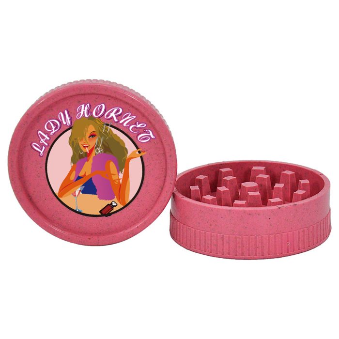 Cookies 56mm diameter 2-layer plastic degradable material smoke grinder - Image 8