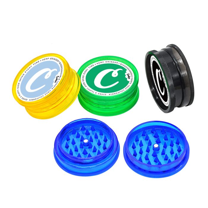 Two-layer 63mm plastic smoke grinder COOKIES plastic smoke grinder - Image 4