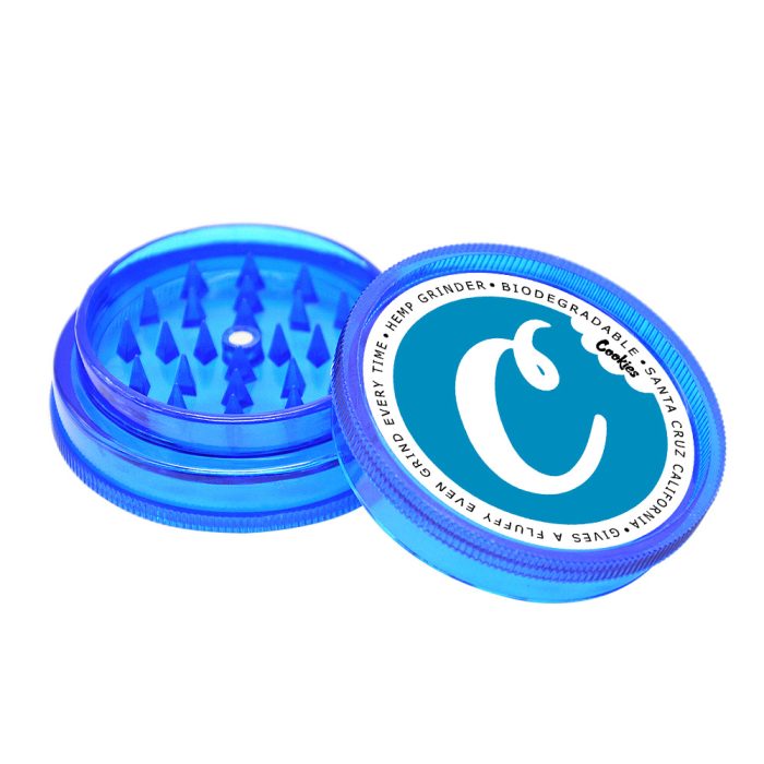 Two-layer 63mm plastic smoke grinder COOKIES plastic smoke grinder - Image 7