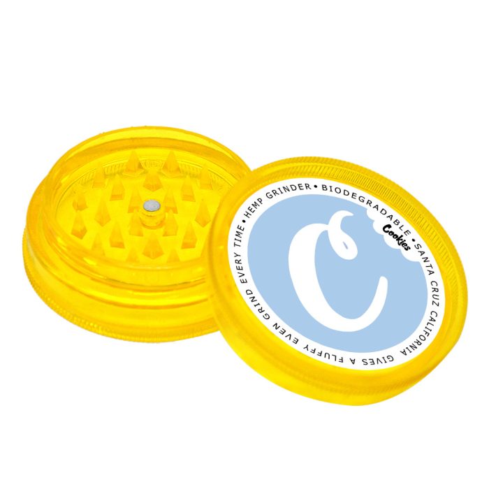 Two-layer 63mm plastic smoke grinder COOKIES plastic smoke grinder - Image 8