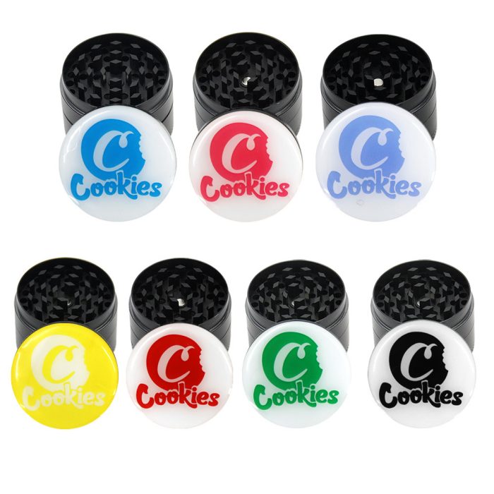 Cookies Zinc alloy four-layer 50mm smoke grinder - Image 5