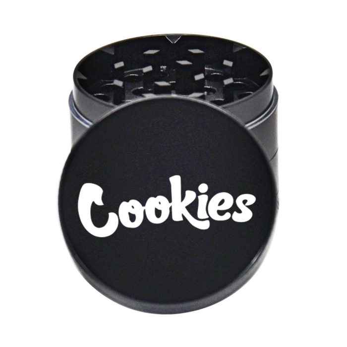 Cookies 50mm four-layer grinder Zinc alloy metal smoke grinder - Image 4