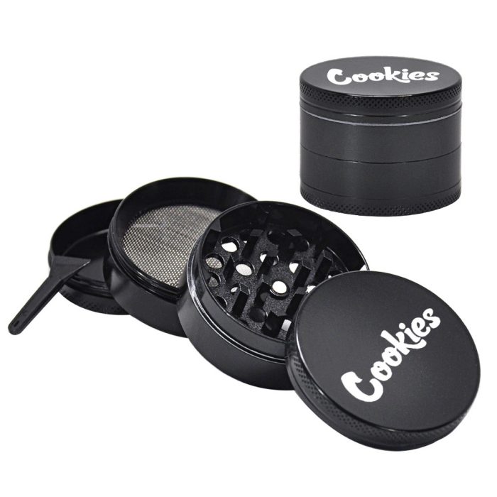 Cookies 50mm four-layer grinder Zinc alloy metal smoke grinder - Image 7