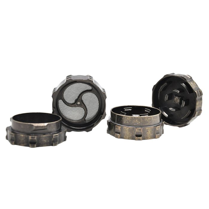 Cookies Bronze Four Layer Zinc Alloy Grinder - Image 4