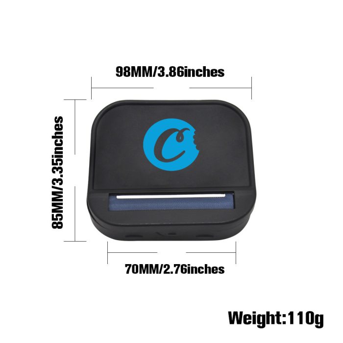 Cookies Tinplate 70mm Manual Box Metal Cigarette Maker