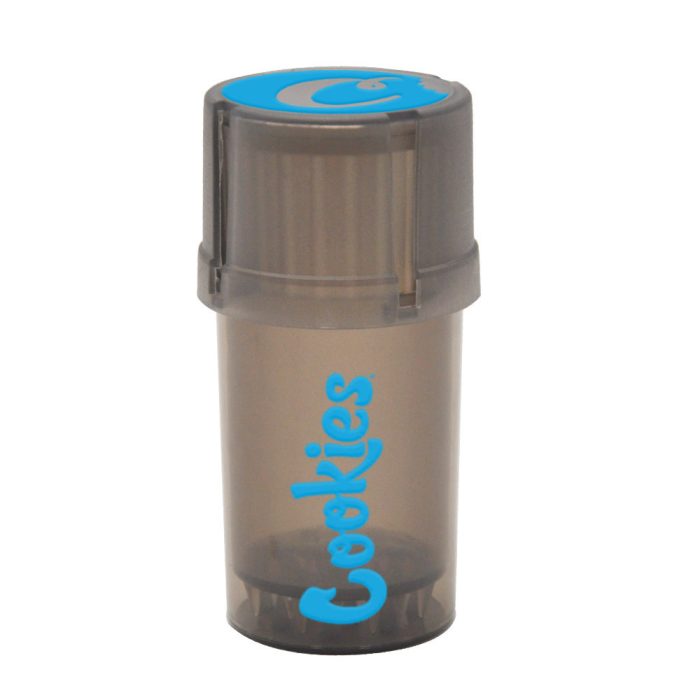 Cookies Three-layer plastic smoke grinder plastic storage with smoke grinder
