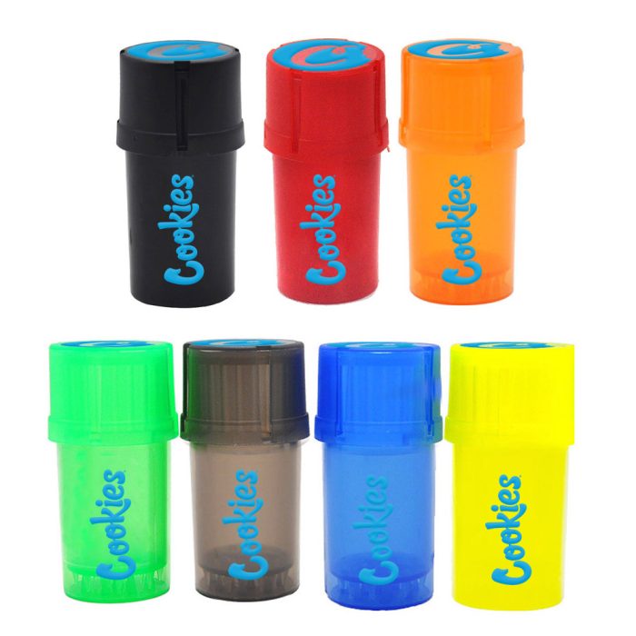 Cookies Three-layer plastic smoke grinder plastic storage with smoke grinder - Image 3