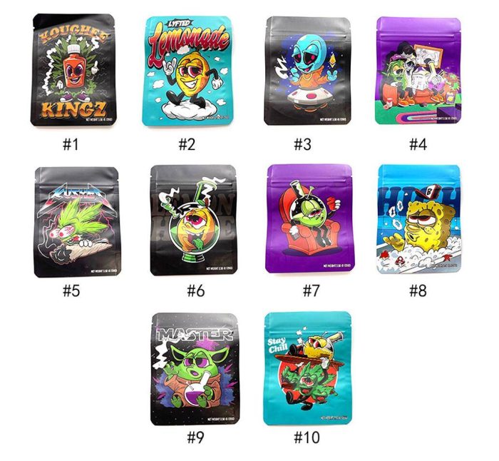3.5g Smell Proof Mylar Bags - Image 2