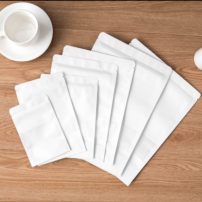 9x13 100pcs/lot stand up white kraft paper bag - Image 5