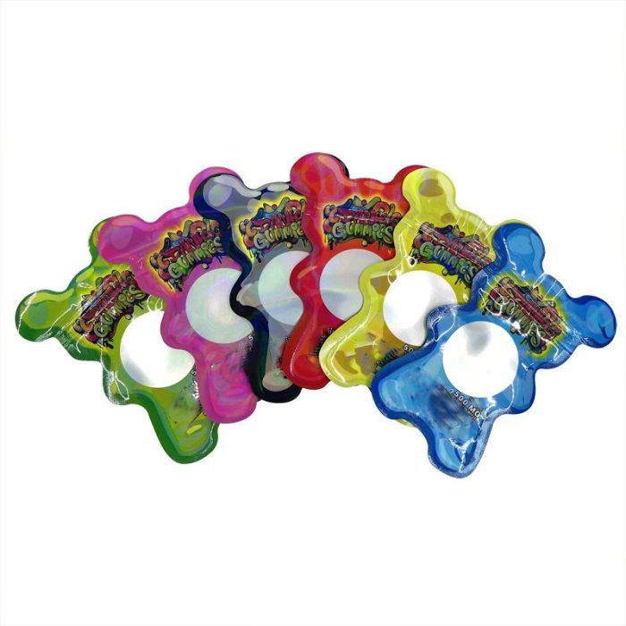 Special shaped Dank Gummies Edibles die cut packing bags - Image 6