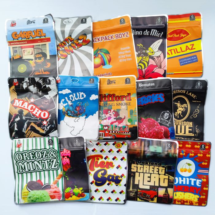 Backpack Boyz Cali Packs Resealable Smell Proof Bags mylar bags