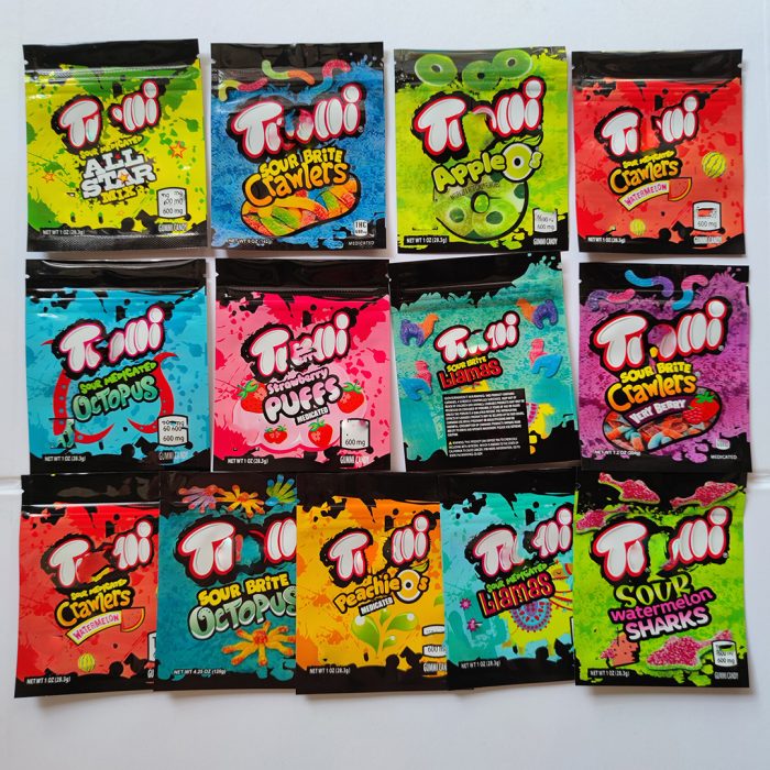 Sour candy gummy medicated mylar bag - Image 7