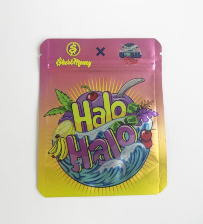 Pouch Mylar Bag 3.5G tropical halo lemon hawaiian blue sherbert Mixed sugar Packaging Bags Plastic Edibles sour candy package