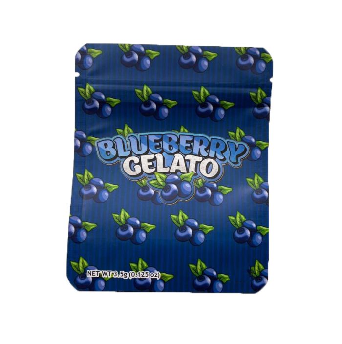 Packaging Bag 3.5g Gummy Candy Sour black cherry guaua bubblegum Resealable Mylar Bag - Image 4