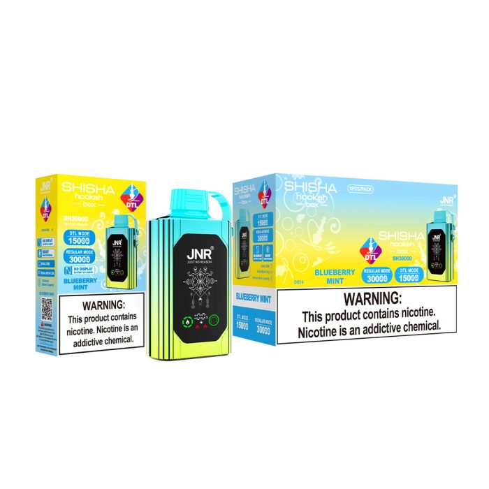 JNR SHISHA Hookah box 20500 puff disposable vape - Image 4
