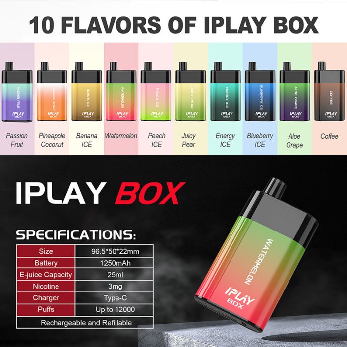 iplay box 12000 puff