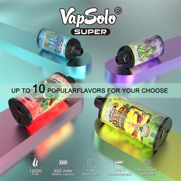 Vapsolo super 15000 puff  disposable vape - Image 4