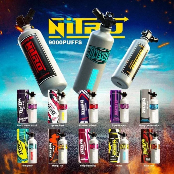 in stock AKSO Nitro 9000 puff Vape