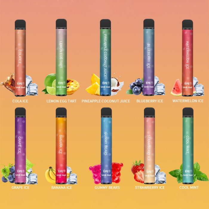 in stock Epe UNIK BAR 600 Puffs Disposable Vape