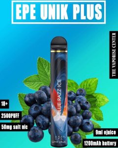 in stock Epe UNIK PLUS 2500 Disposable Vape