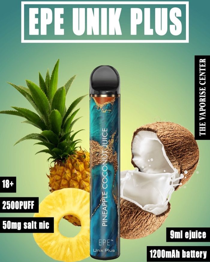 in stock Epe UNIK PLUS 2500 PUFFS Disposable Vape