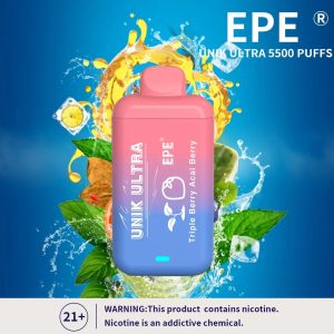in stock Epe UNIK ULTRA 5500 Puffs Vape