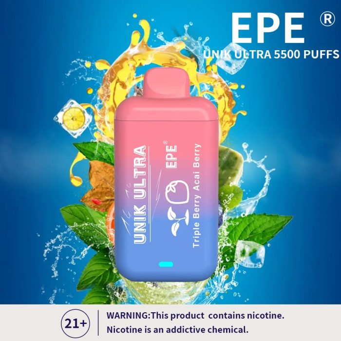 in stock Epe UNIK ULTRA 5500 Puffs Vape