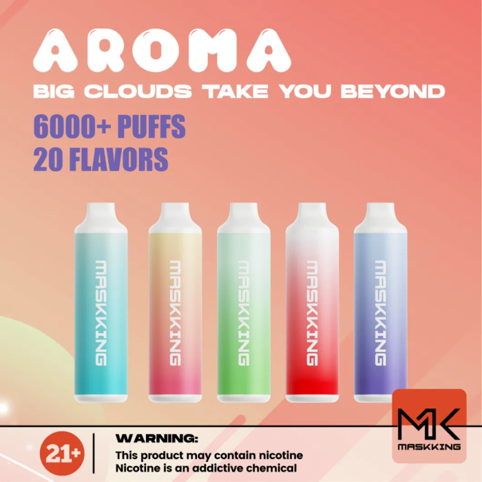 Maskking aroma 6000 puff Disposable Vape - Image 2