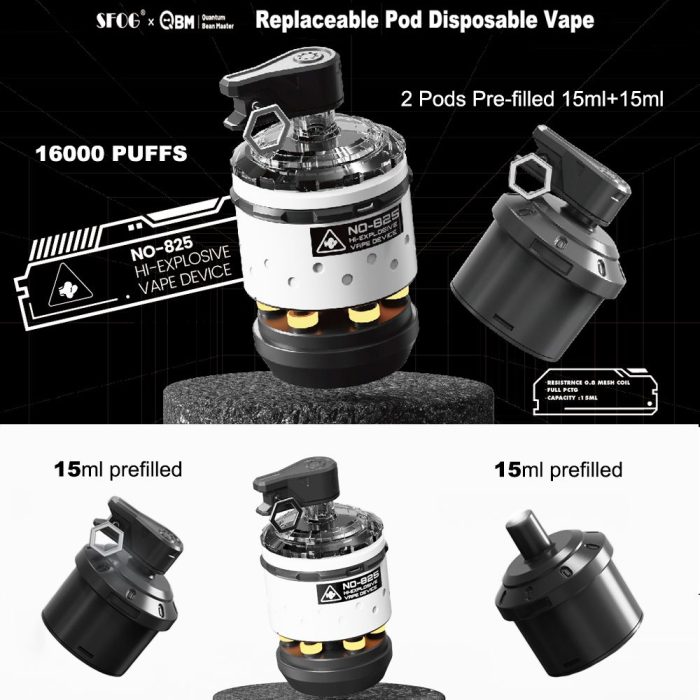 in stock SFOG NO-825 A1 POD 10000 puff Vape