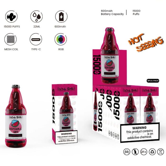 in stock SFOG SOUL BAR 15000 Vape